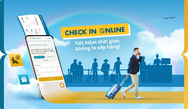 Hướng dẫn check in online của Vietnam Airlines